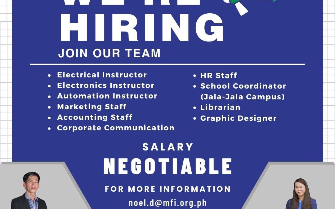 MFI Polytechnic Institute We’re Hiring