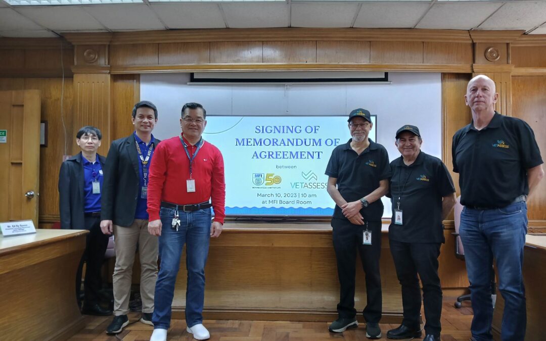 March 10, 2023 marks the MOA Signing and Renewal Agreement between MFI Polytechnic Institute and VETASSESS for more than a decade now!